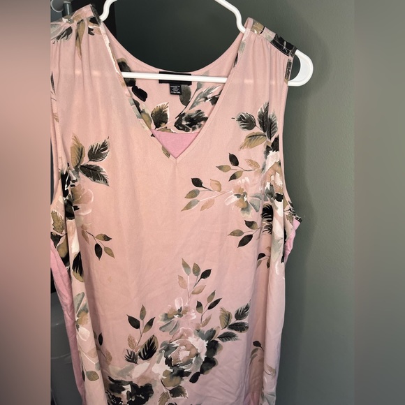 tank top blouse tunic- floral size XXL - Picture 3 of 7